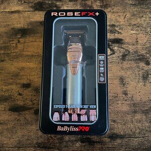 NEW BaBylissPRO FX+ Professional Barber Cord/Cordless Hair Trimmers - Rose Gold